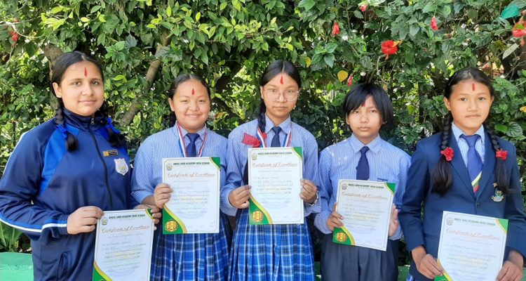 English Handwriting Competition concluded