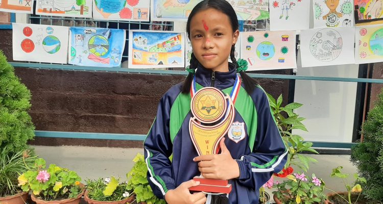 Ubiaa Rai claimed first position in DEAAN Handwriting Competition