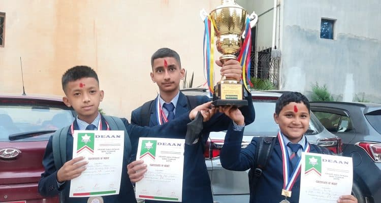 Angel Lord Academy won second prize in DEAAN Quiz