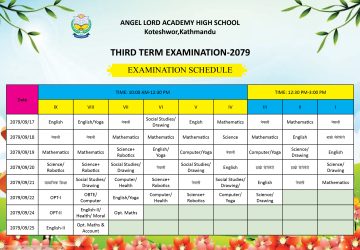 Third Term Examination begins from 17 Poush, Friday