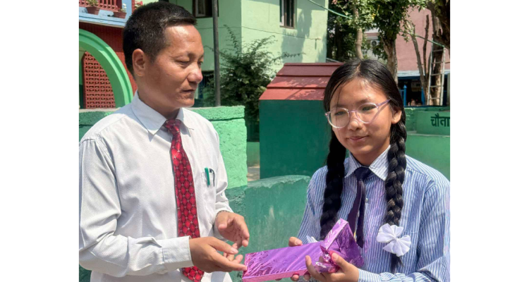 Sanaina Syangbo Wins Senior Art Competition at Angel Lord Academy